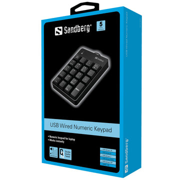 Sandberg USB Bedraad Numeriek Toetsenbord
