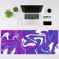 Liquid Abstract Purple Vector | XXL Gaming Muismat - Matmuis