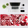 Liquid Abstract Red Edge | XXL Gaming Muismat - Matmuis