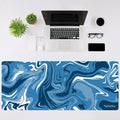 Liquid Abstract Blue River | XXL Gaming Muismat - Matmuis