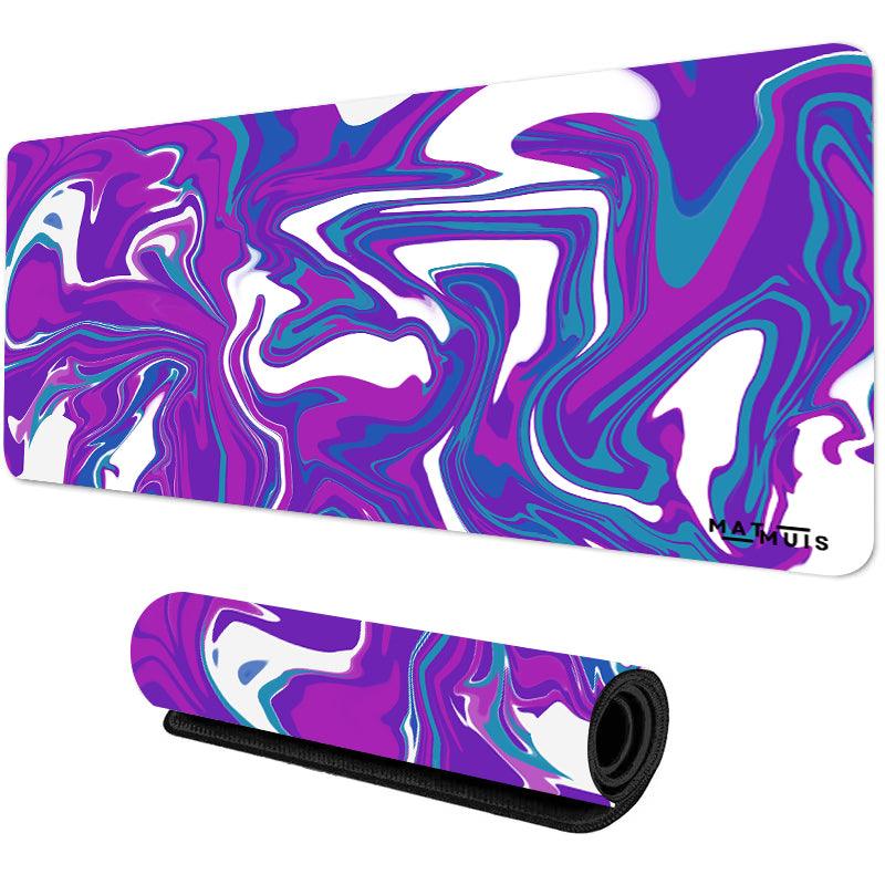 Liquid Abstract Purple Vector | XXL Gaming Muismat - Matmuis