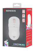 GENESIS Zircon XIII Gaming Muis Draadloos + USB Type-C Optisch 26000 DPI | Matmuis
