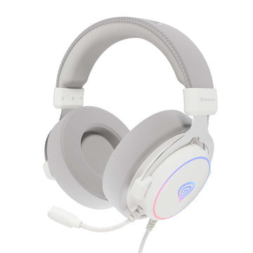 GENESIS Neon 764 Headset Bedraad Hoofdband Gamen USB Type-A Wit
