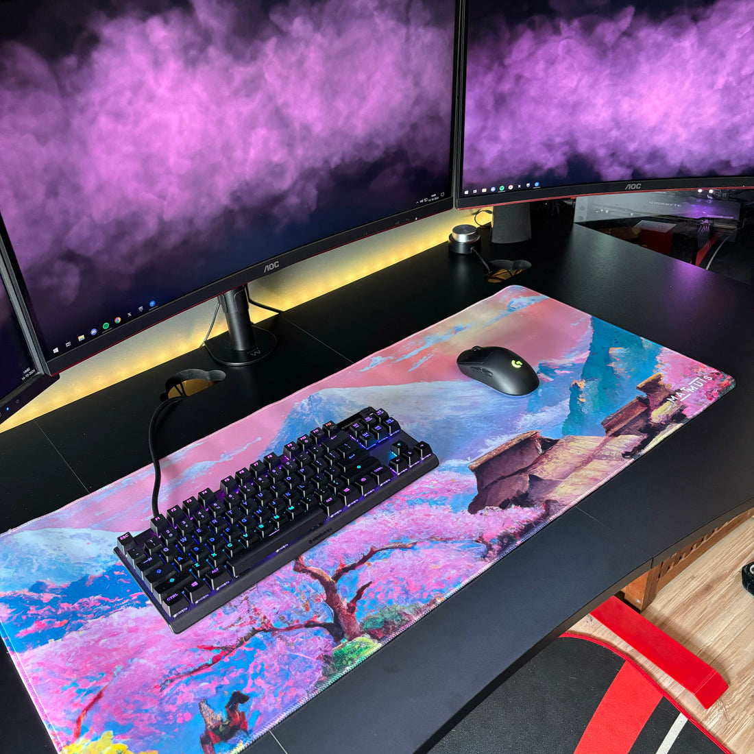 Cherry Blossom Minka | XXL Gaming Muismat - Matmuis